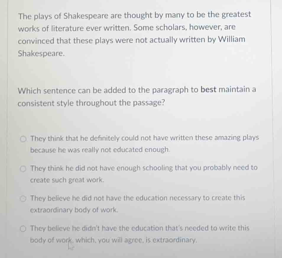 the plays of shakespeare are thought by many to be the greatest works o…