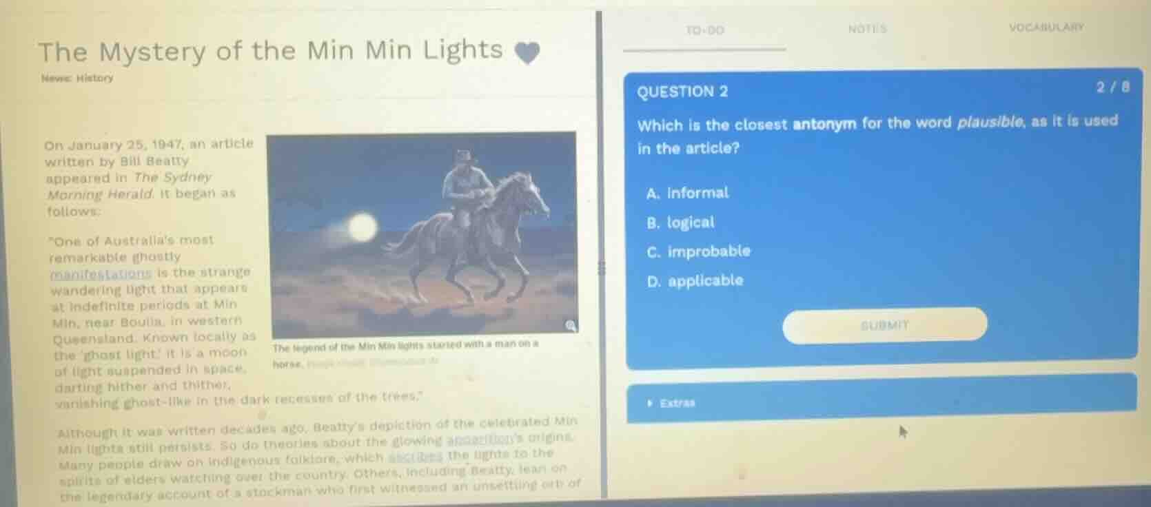 the mystery of the min min lightsnews: historyon january 25, 1947, an a…