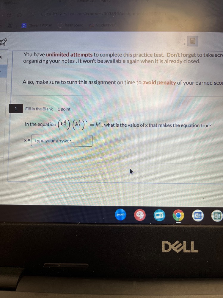 you have unlimited attempts to complete this practice test. dont forget…