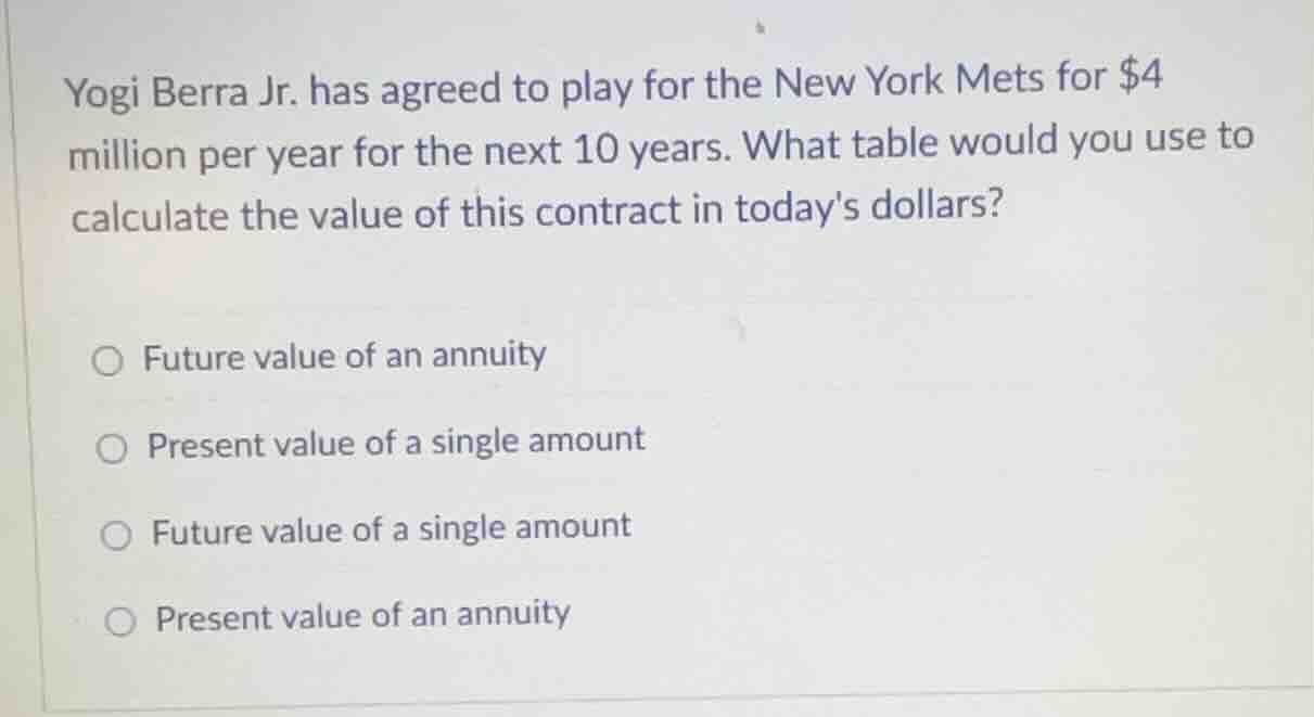 yogi berra jr. has agreed to play for the new york mets for $4 million …