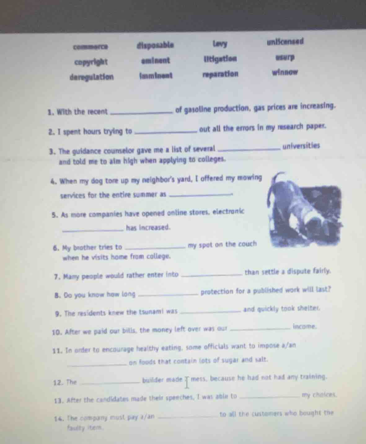 commerce disposable levy unlicensed copyright eminent litigation usurp …