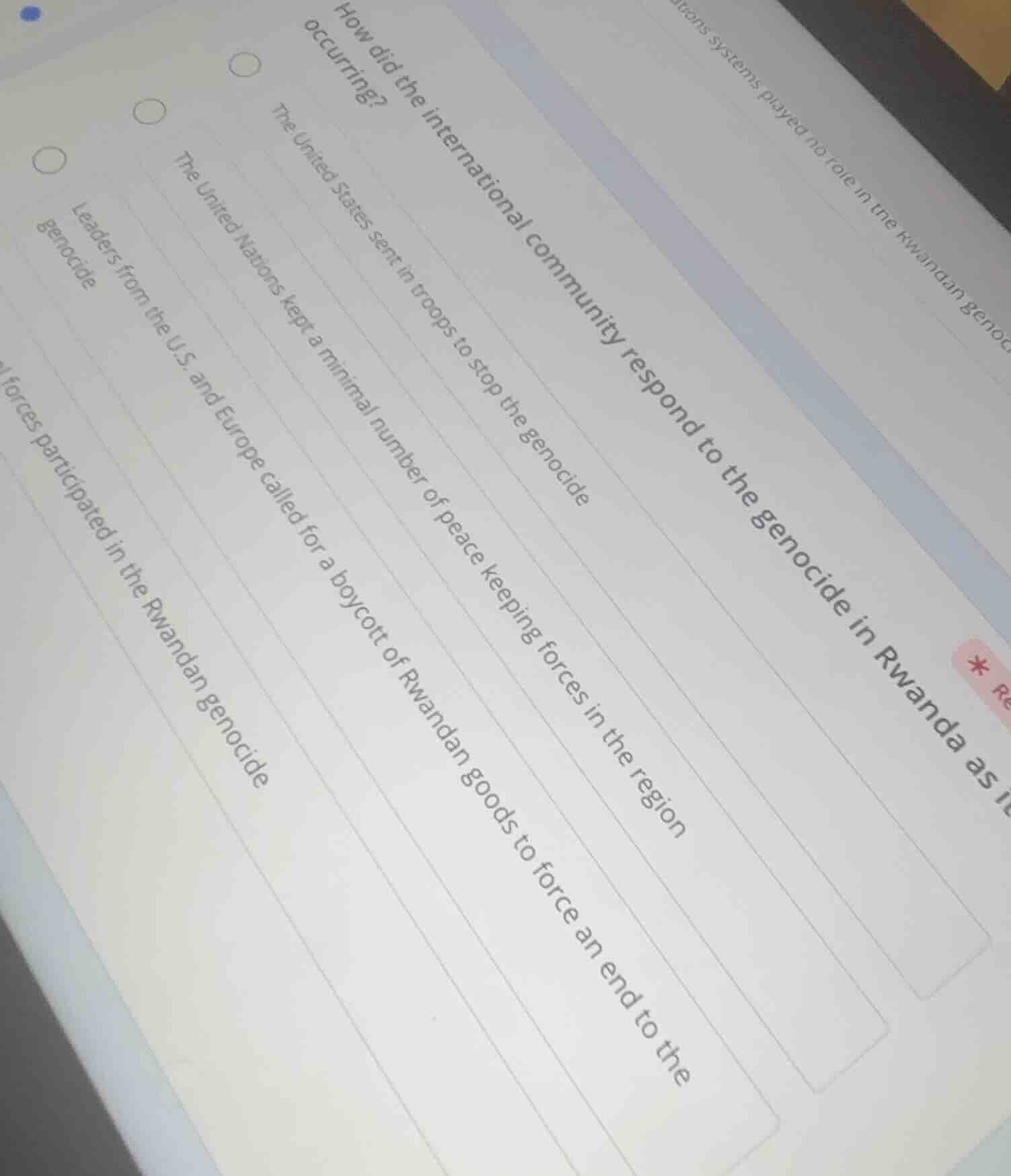 how did the international community respond to the genocide in rwanda a…