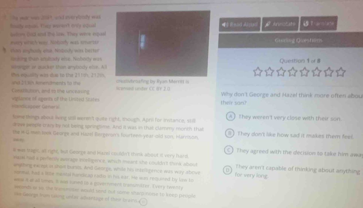 the year was 2081, and everybody was finally equal. they werent only eq…