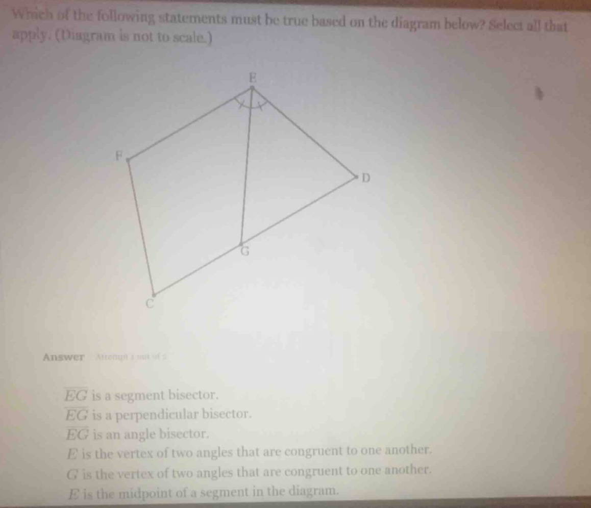 which of the following statements must be true based on the diagram bel…
