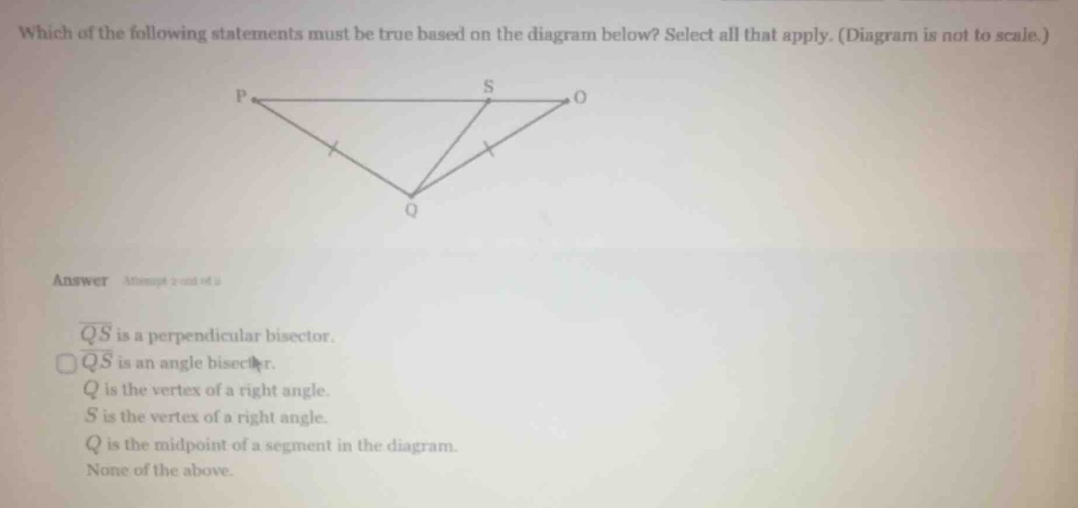 which of the following statements must be true based on the diagram bel…
