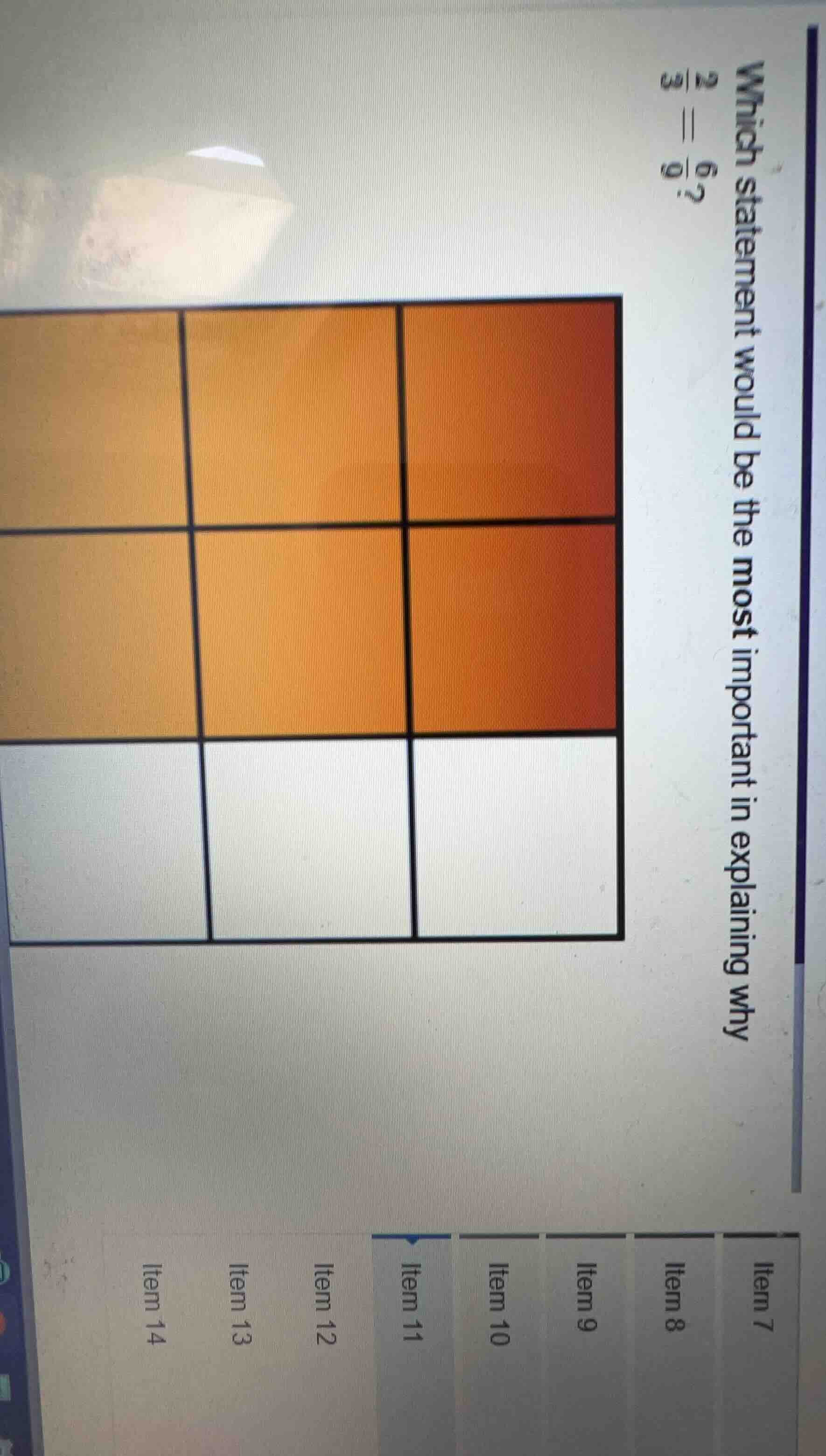 which statement would be the most important in explaining why $\frac{2}…