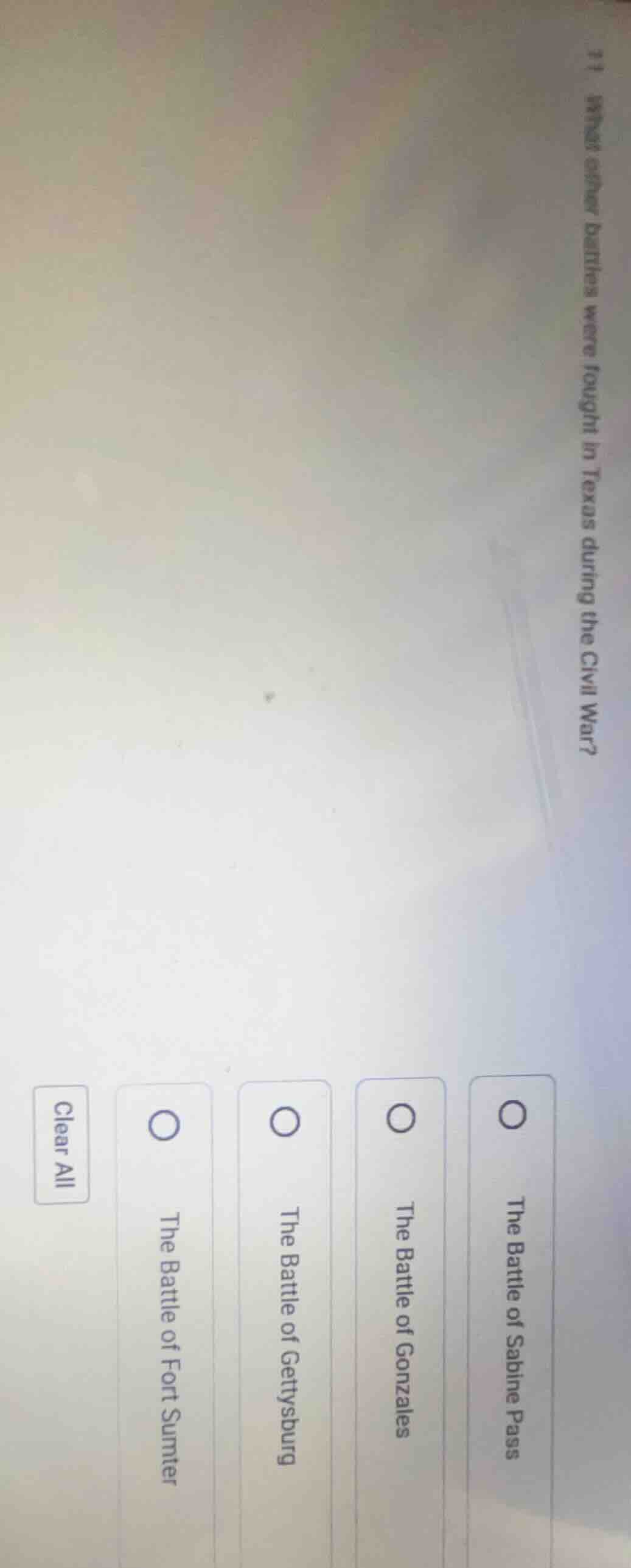 11. what other battles were fought in texas during the civil war?the ba…