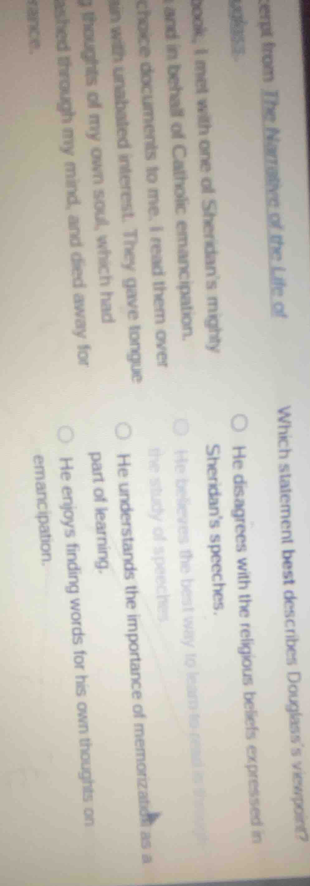 excerpt from the narrative of the life of book, i met with one of sheri…