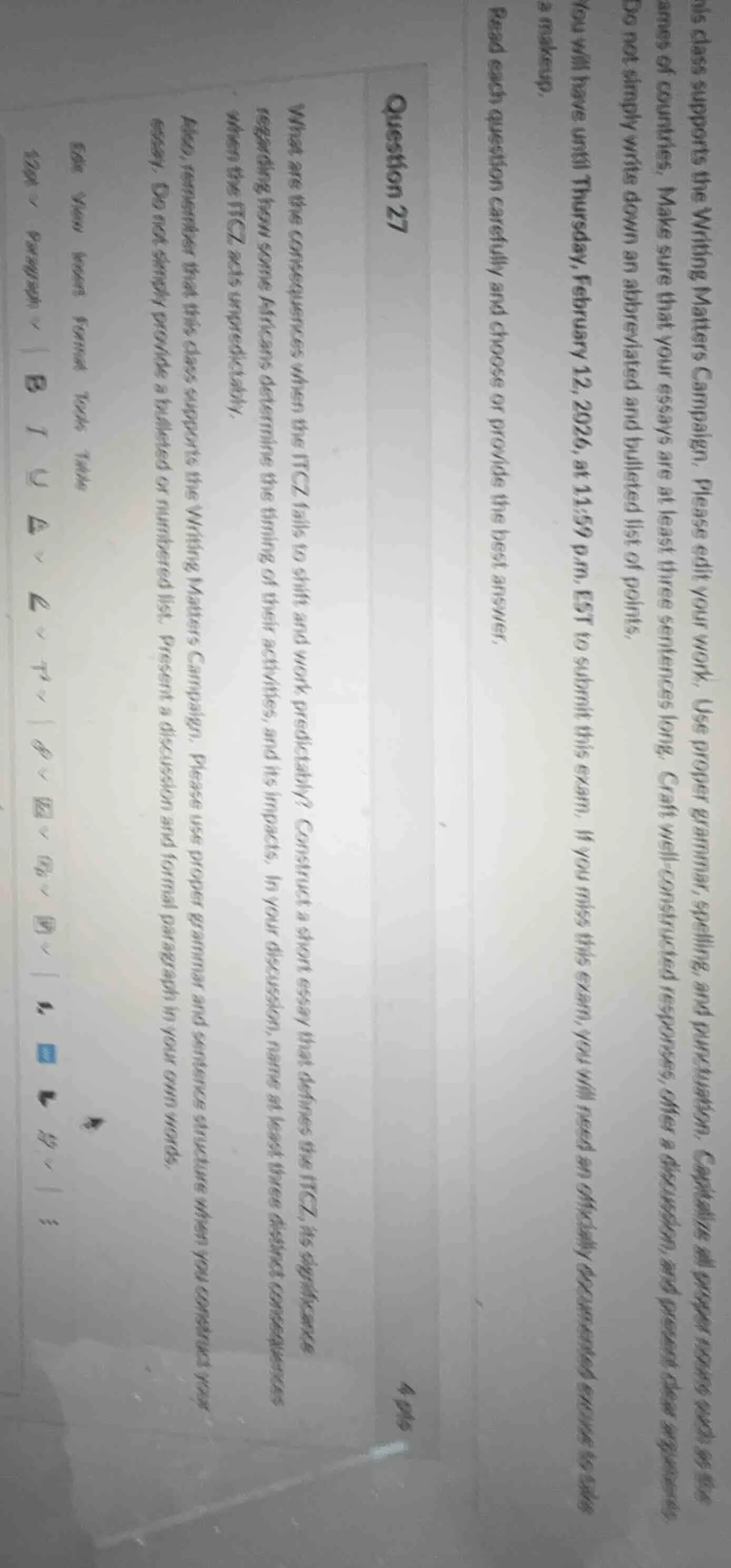 this class supports the writing matters campaign. please edit your work…