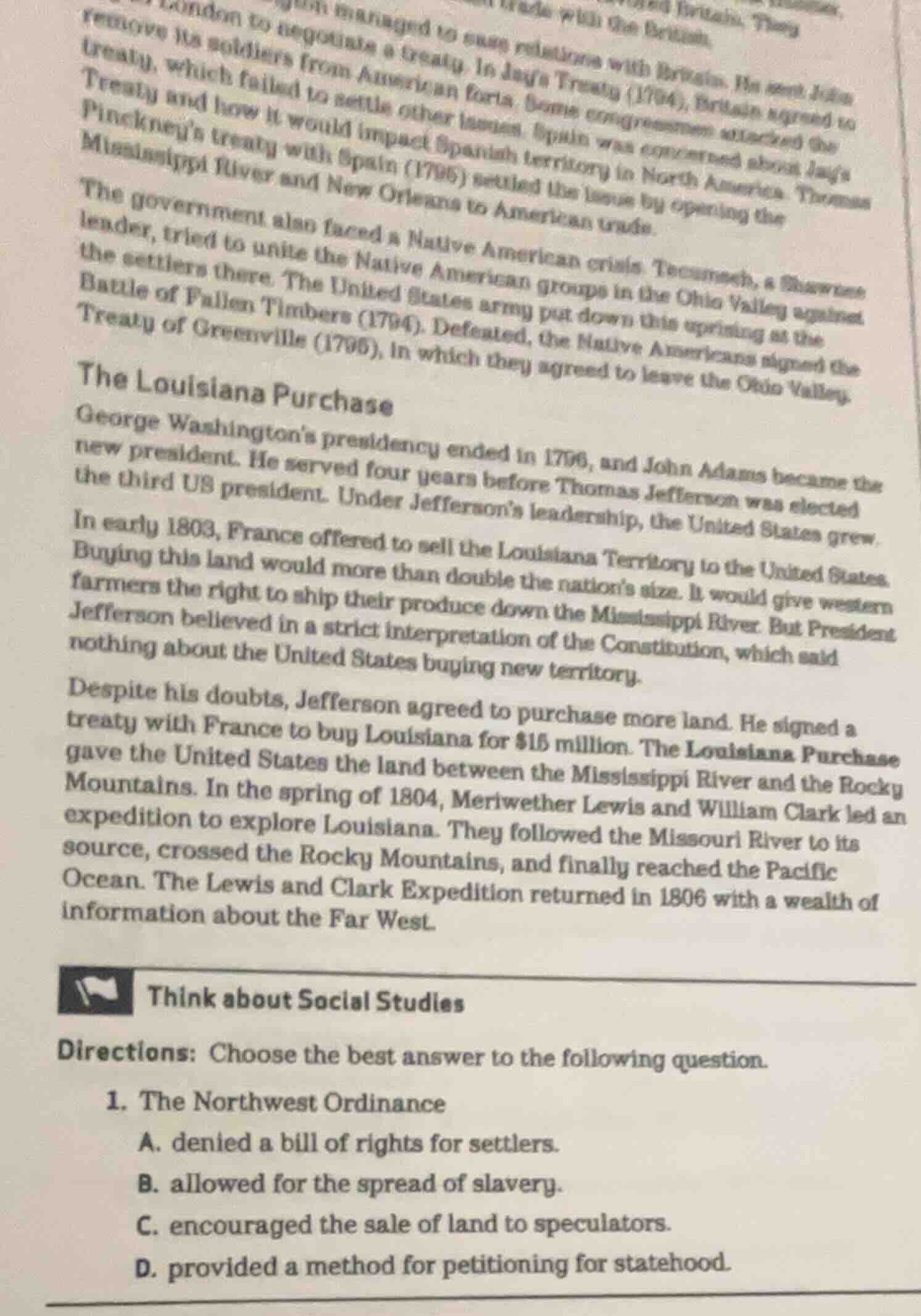 managed to ease relations with britain. he sent john london to negotiat…