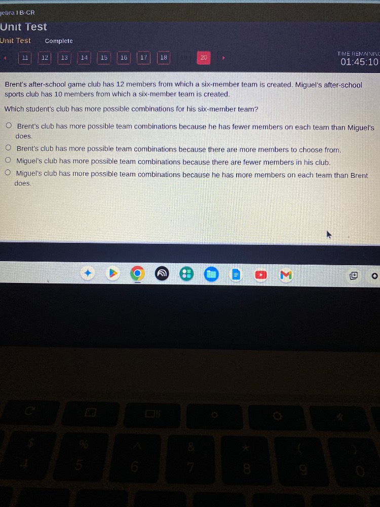 gebra i b-gr unit test unit test complete time remainn 01:45:10 brents …