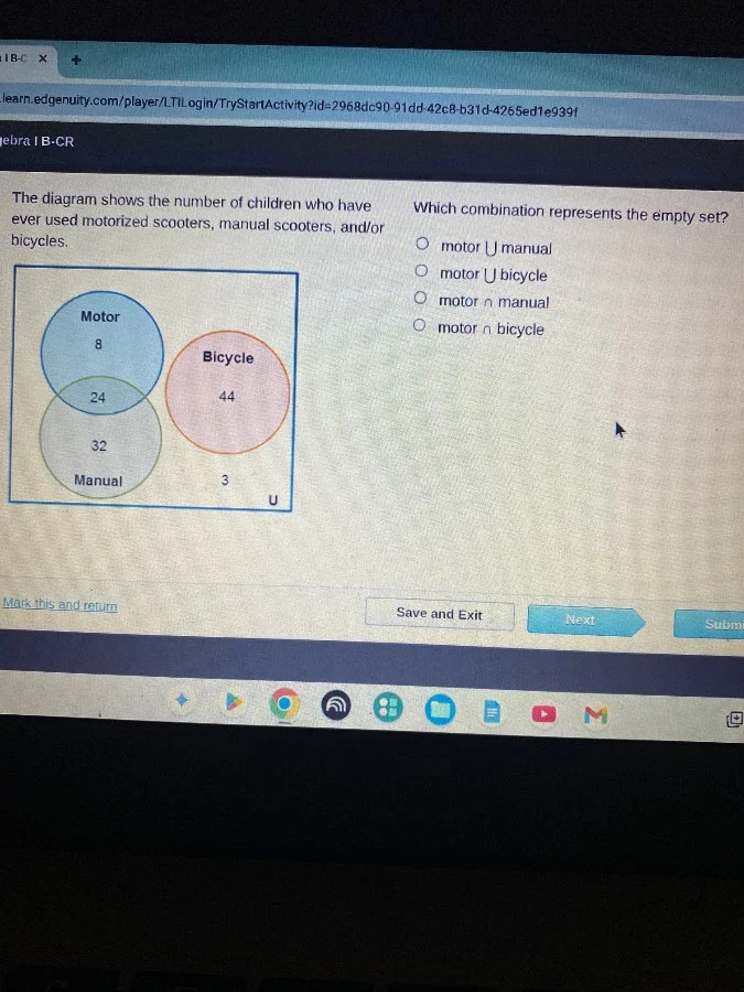 ebra i b-cr the diagram shows the number of children who have ever used…