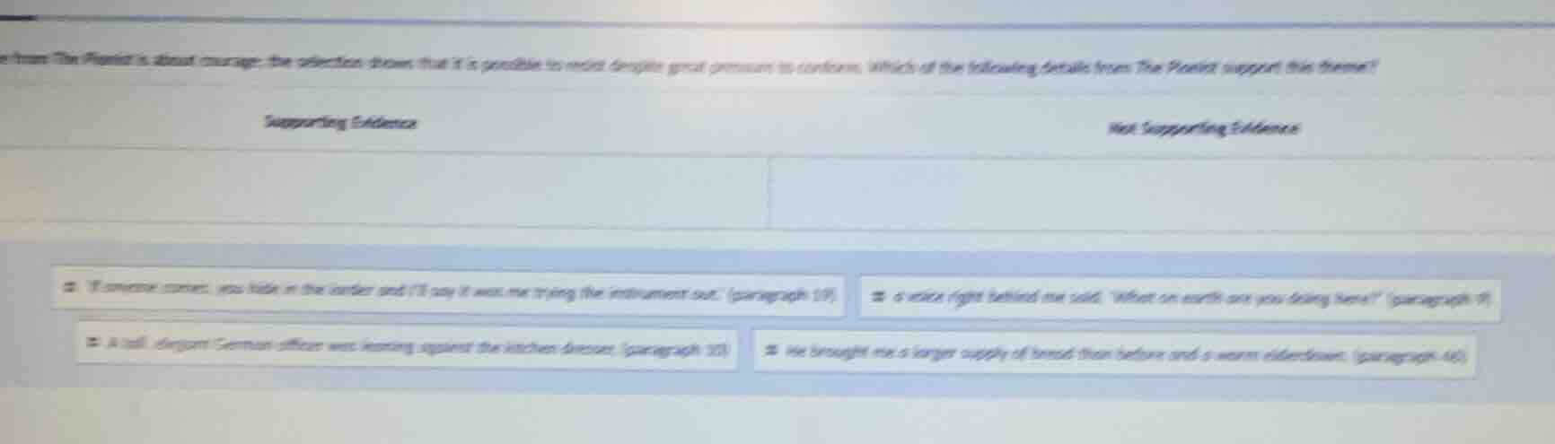 e from the pianist is about courage: the selection shows that it is pos…