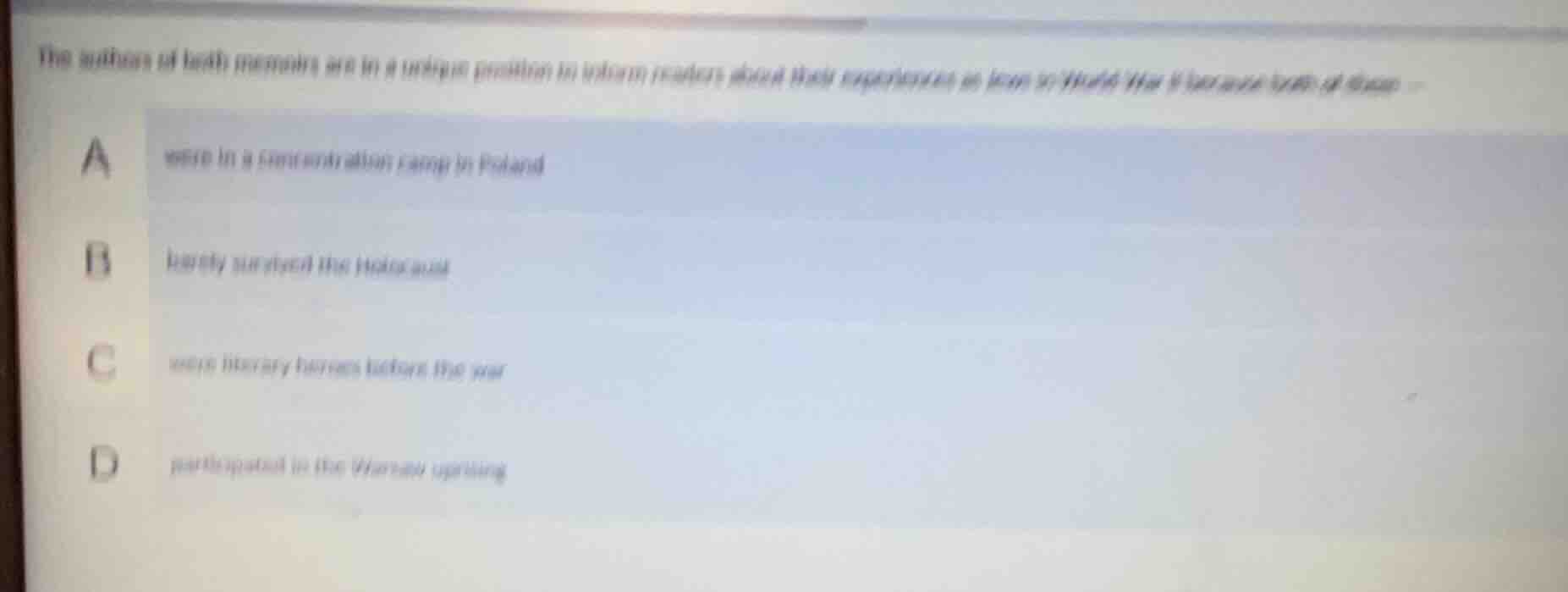 the authors of both memoirs are in a unique position to inform readers …