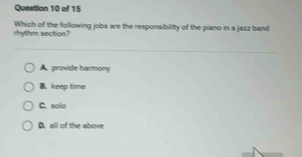 question 10 of 15 which of the following jobs are the responsibility of…