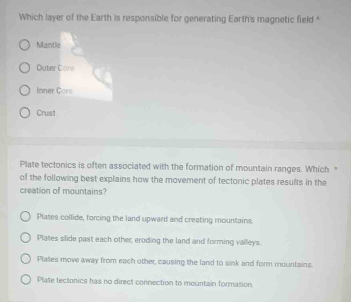 which layer of the earth is responsible for generating earths magnetic …