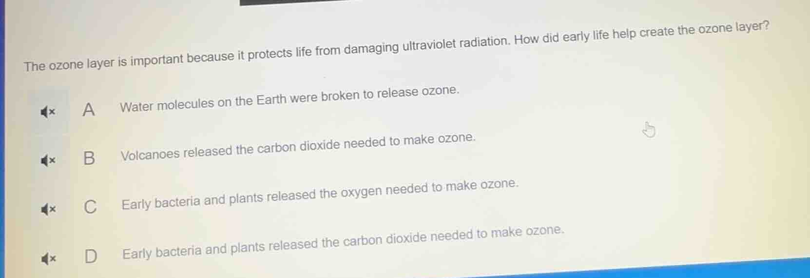 the ozone layer is important because it protects life from damaging ult…