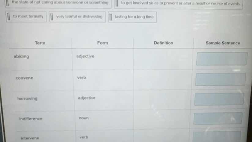 the state of not caring about someone or something || to get involved s…