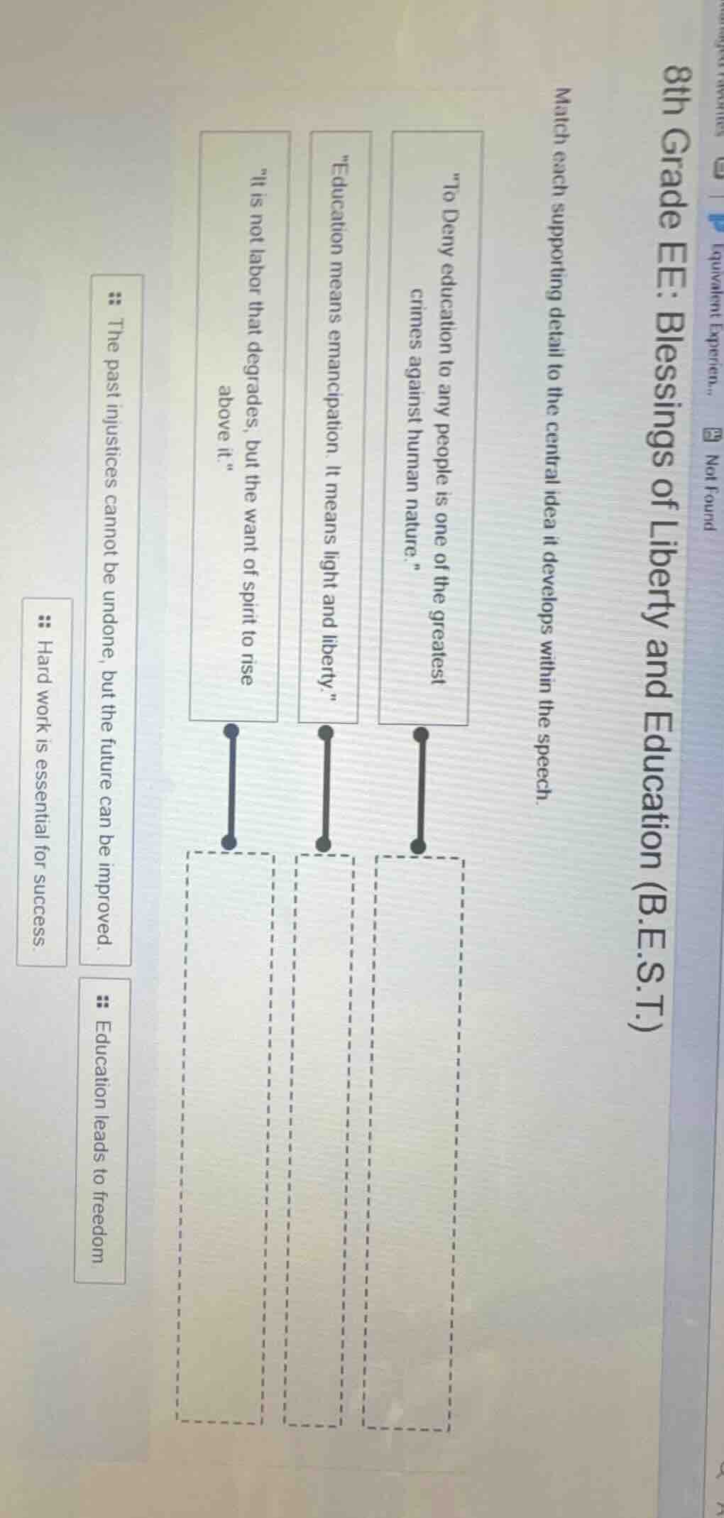 8th grade ee: blessings of liberty and education (b.e.s.t.) match each …