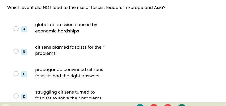 which event did not lead to the rise of fascist leaders in europe and a…