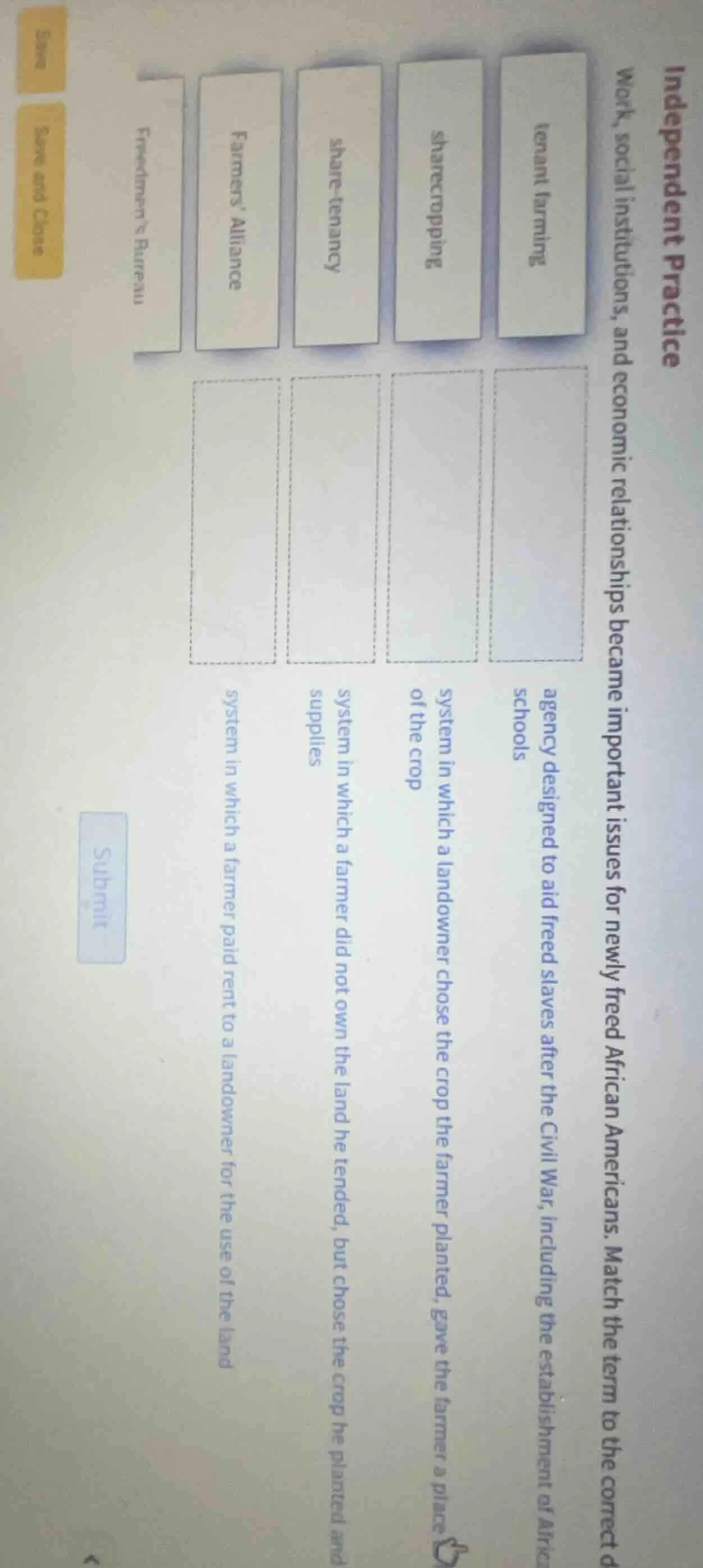 independent practice work, social institutions, and economic relationsh…