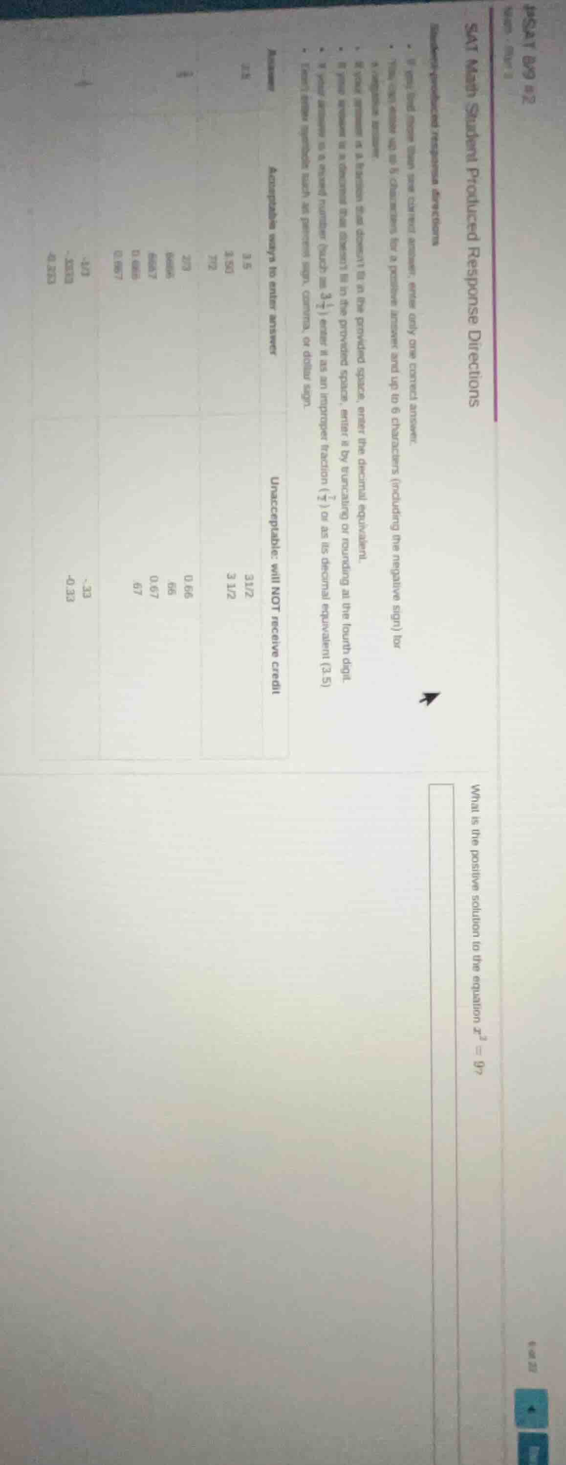 psat b9 #2math - part 34 of 22sat math student produced response direct…