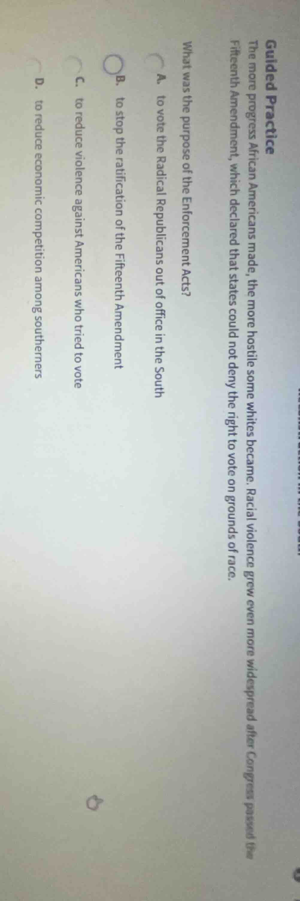 guided practice the more progress african americans made, the more host…