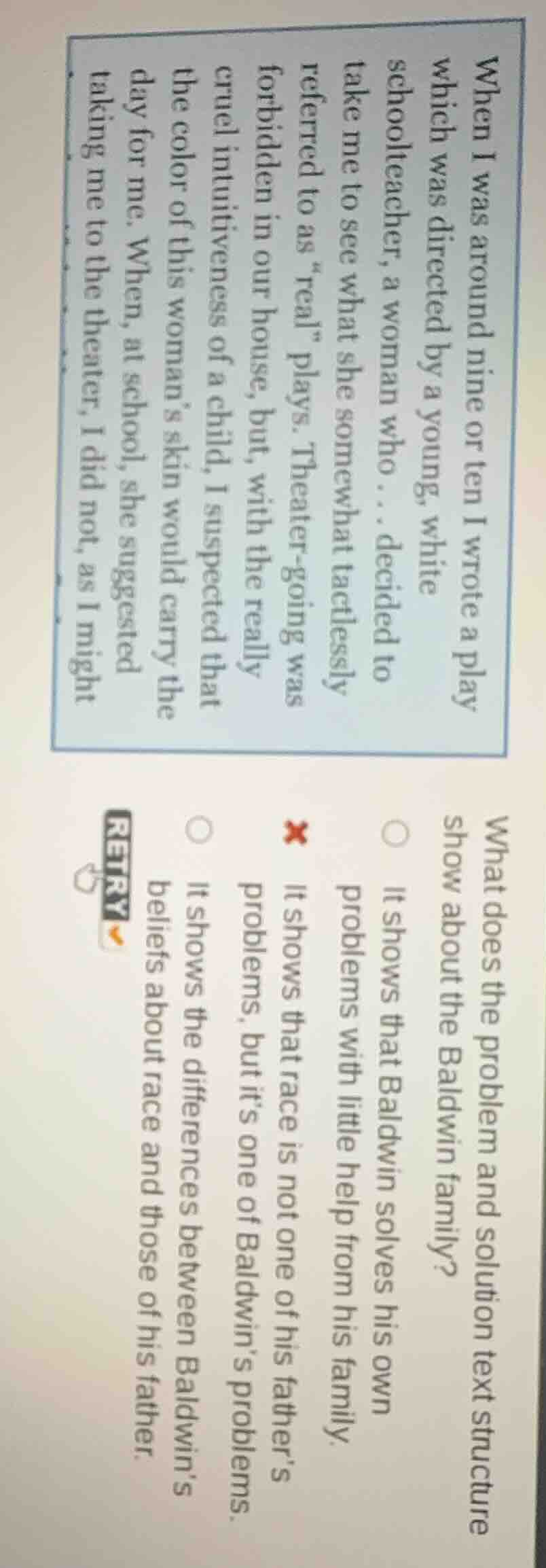 when i was around nine or ten i wrote a play which was directed by a yo…