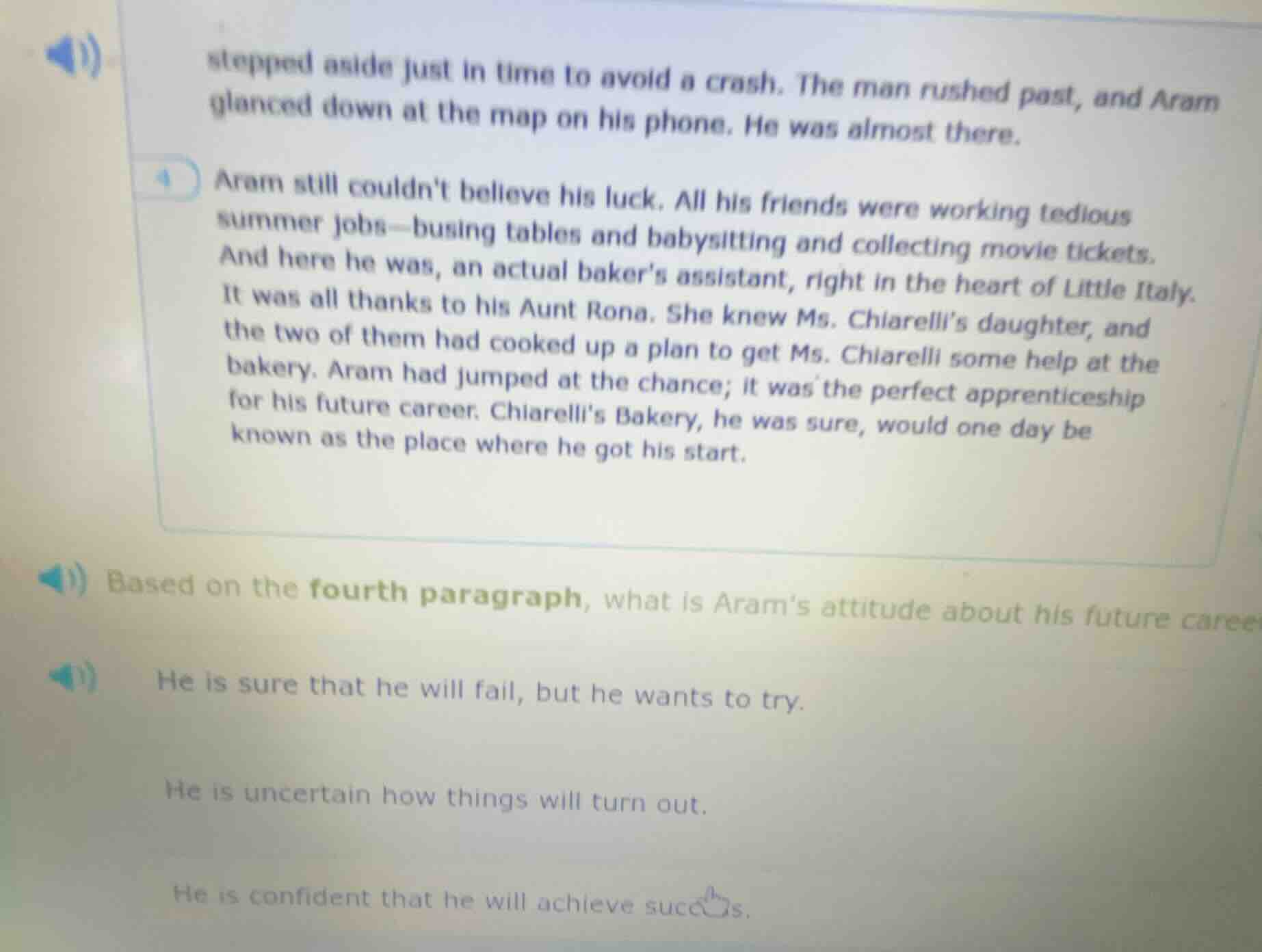 stepped aside just in time to avoid a crash. the man rushed past, and a…