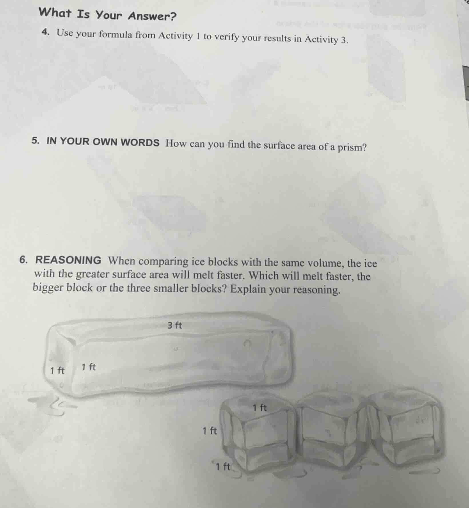 what is your answer? 4. use your formula from activity 1 to verify your…