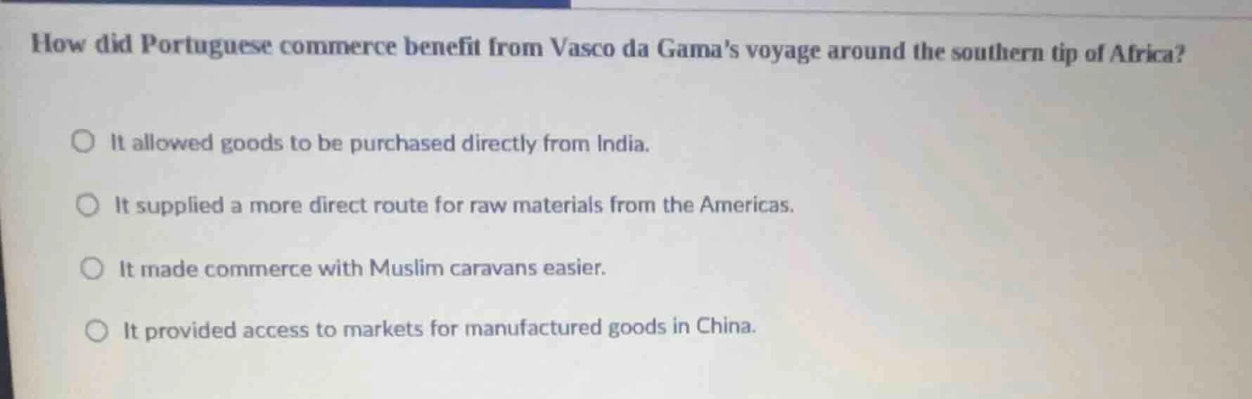 how did portuguese commerce benefit from vasco da gamas voyage around t…