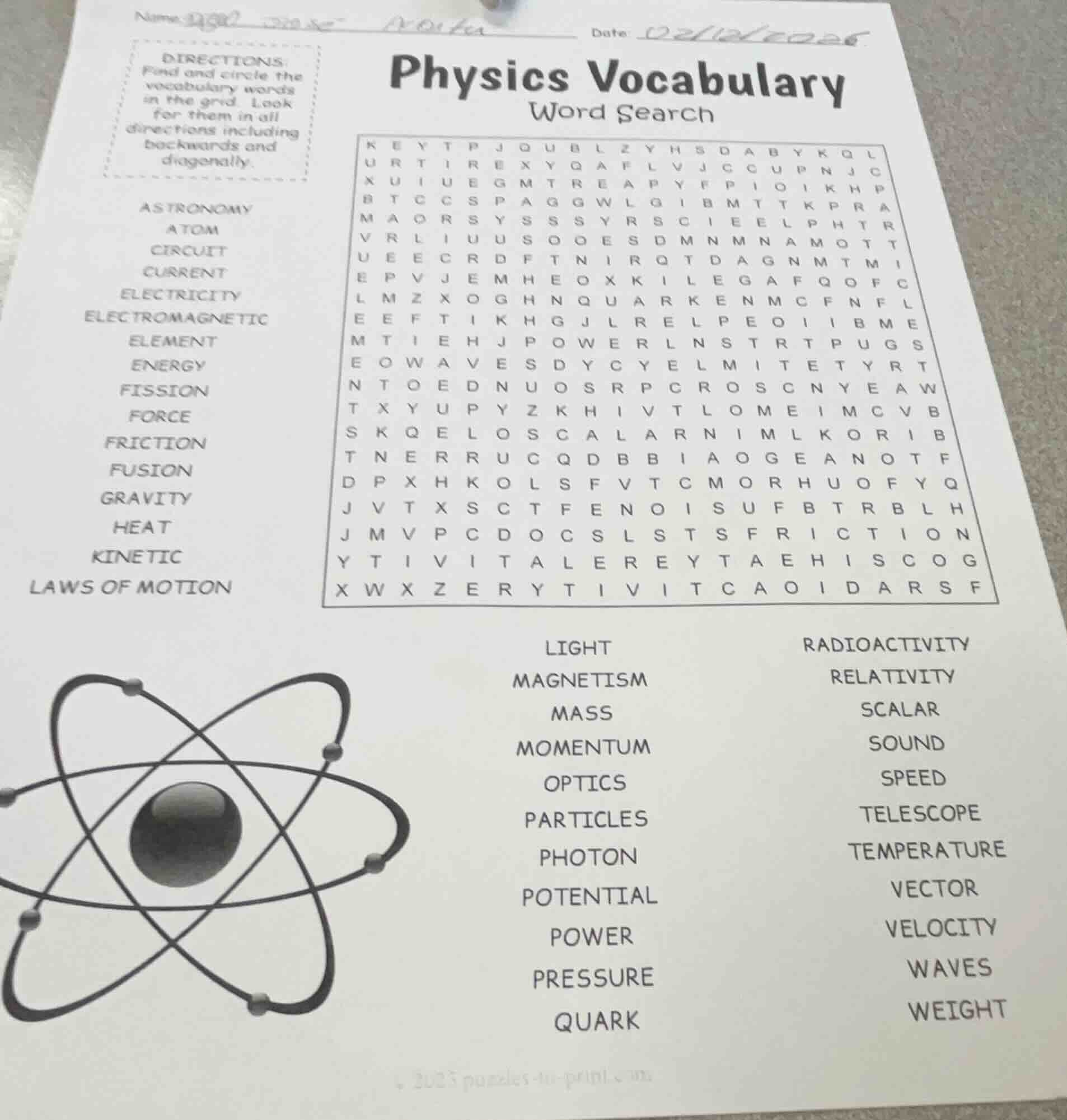 name:date: 02/12/2026directions:find and circle the vocabulary words in…