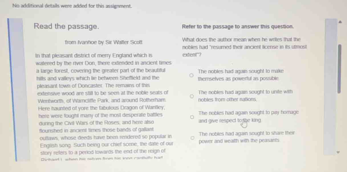 no additional details were added for this assignment. read the passage.…