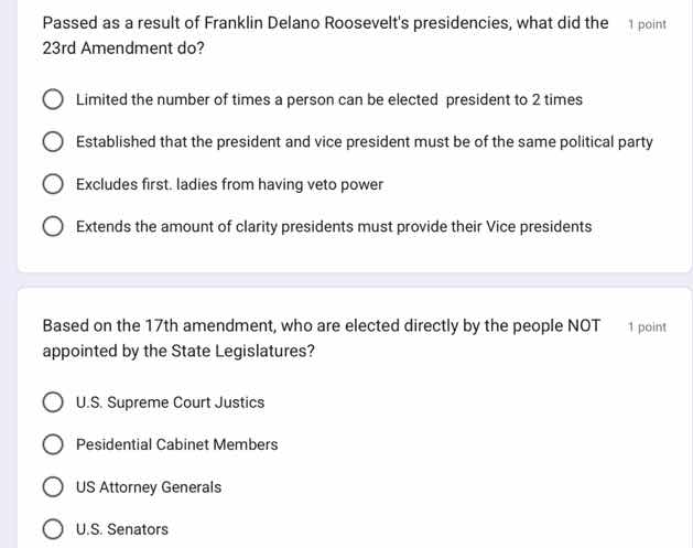 passed as a result of franklin delano roosevelts presidencies, what did…