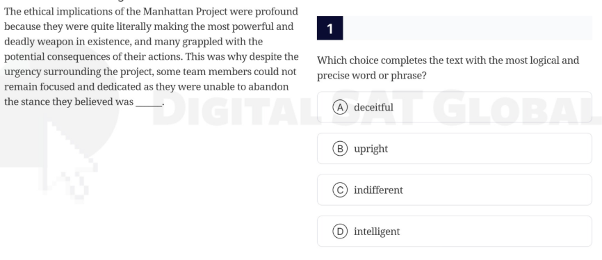 the ethical implications of the manhattan project were profound because…