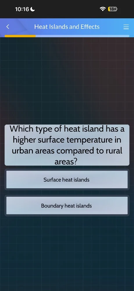 heat islands and effects which type of heat island has a higher surface…