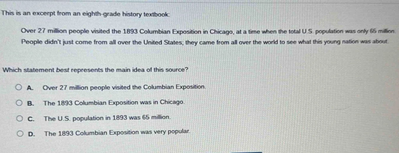 this is an excerpt from an eighth-grade history textbook: over 27 milli…