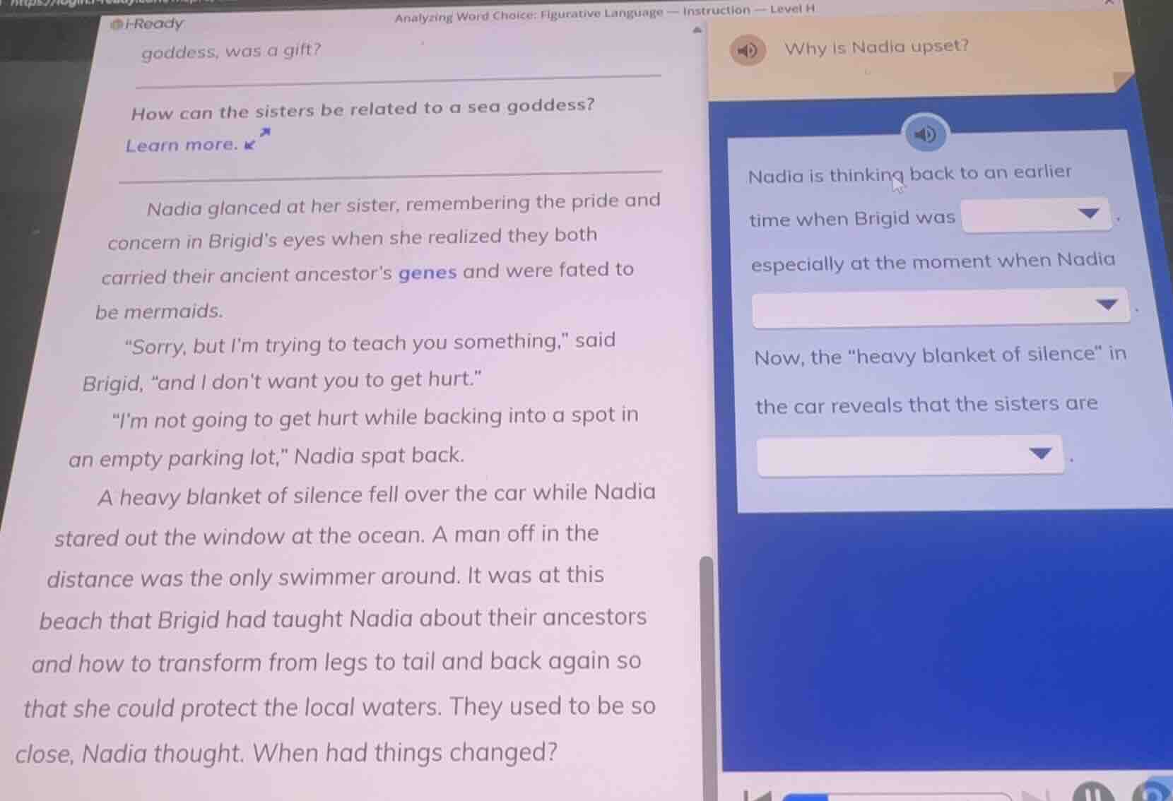 analyzing word choice: figurative language — instruction — level hi-rea…