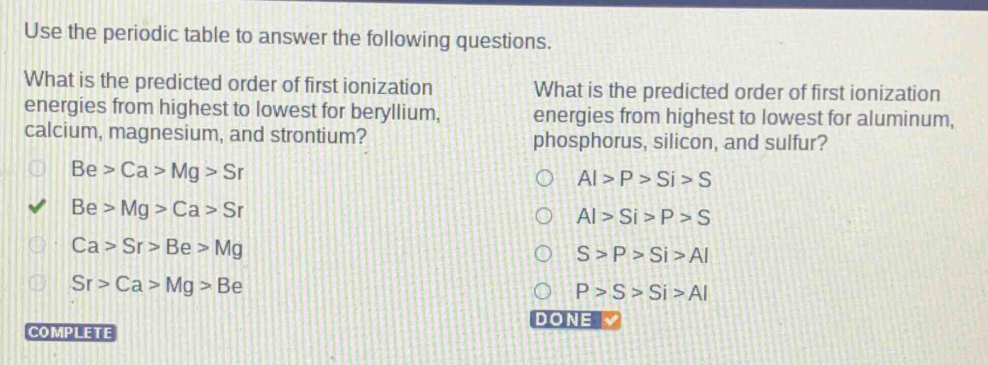 use the periodic table to answer the following questions. what is the p…
