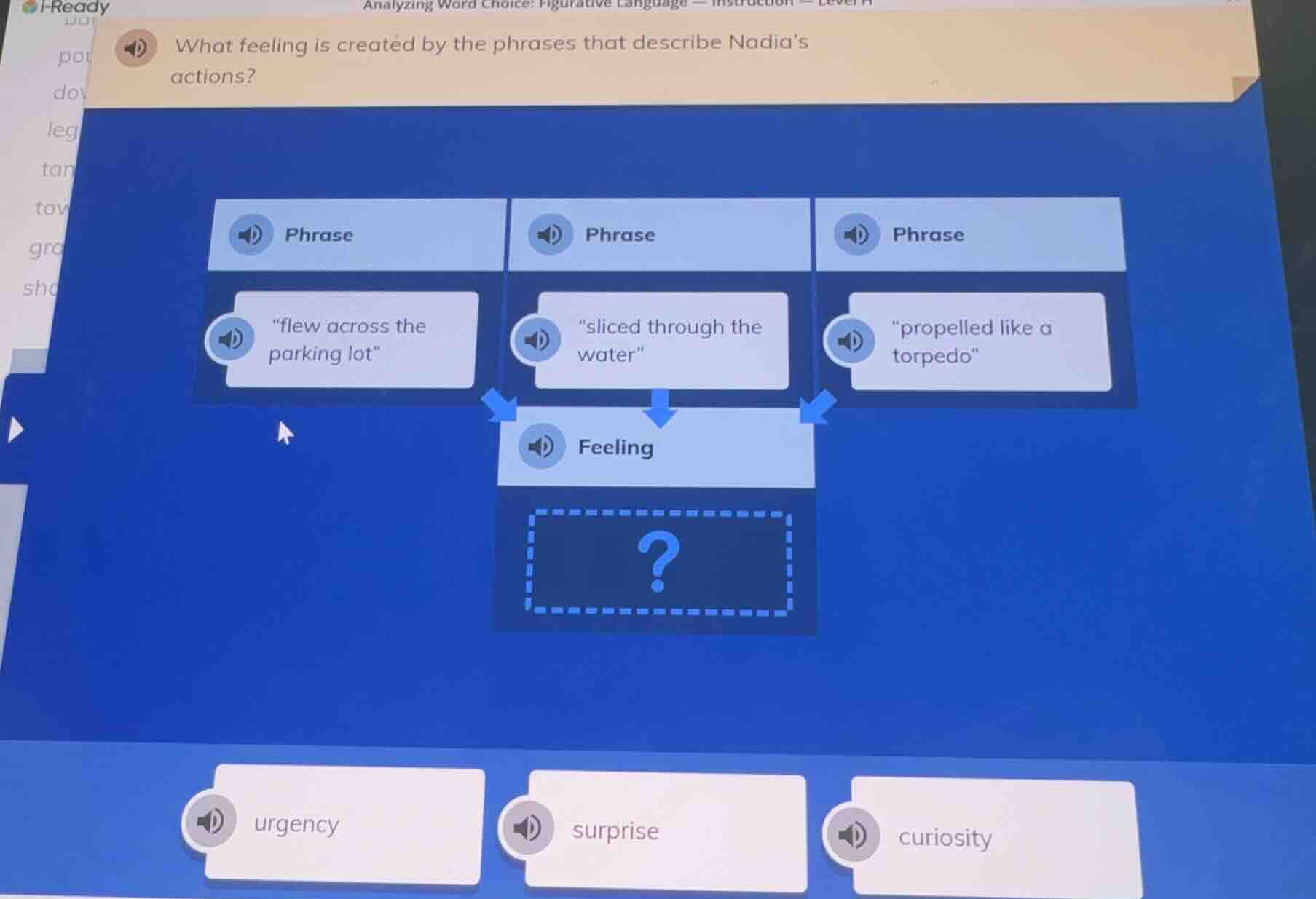 analyzing word choice: figurative language — instruction — level h what…