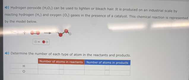 4) hydrogen peroxide (h₂o₂) can be used to lighten or bleach hair. it i…