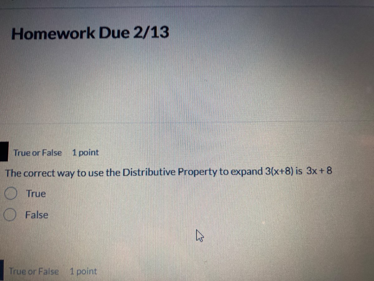 homework due 2/13 true or false 1 point the correct way to use the dist…