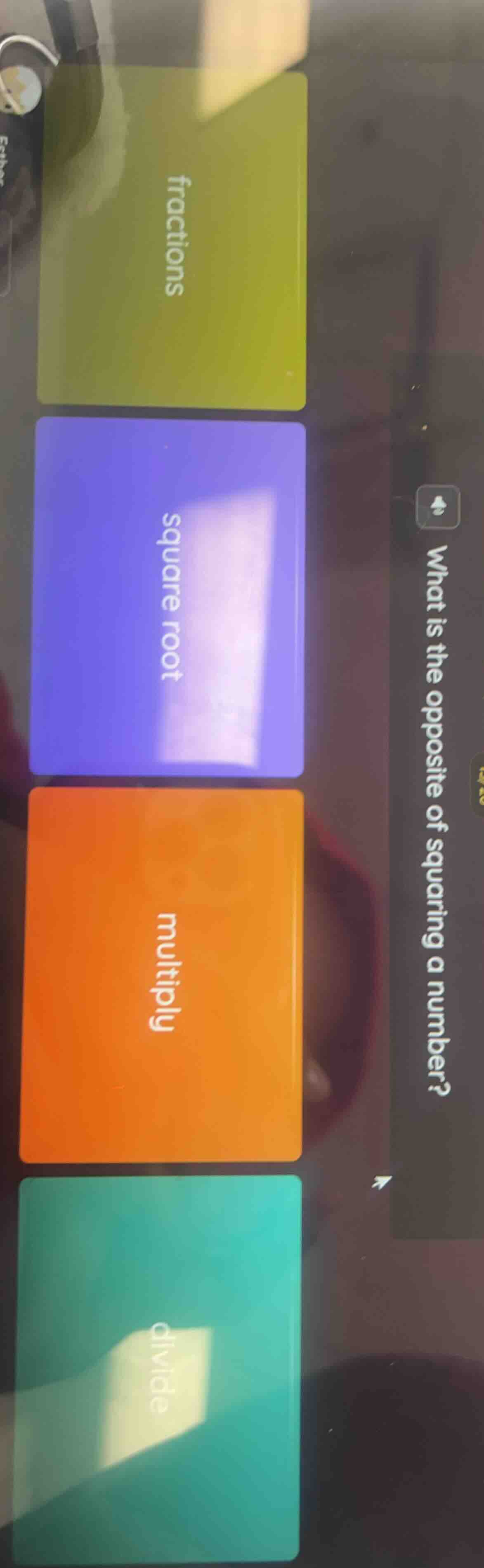 what is the opposite of squaring a number? fractions square root multip…