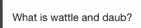 what is wattle and daub?