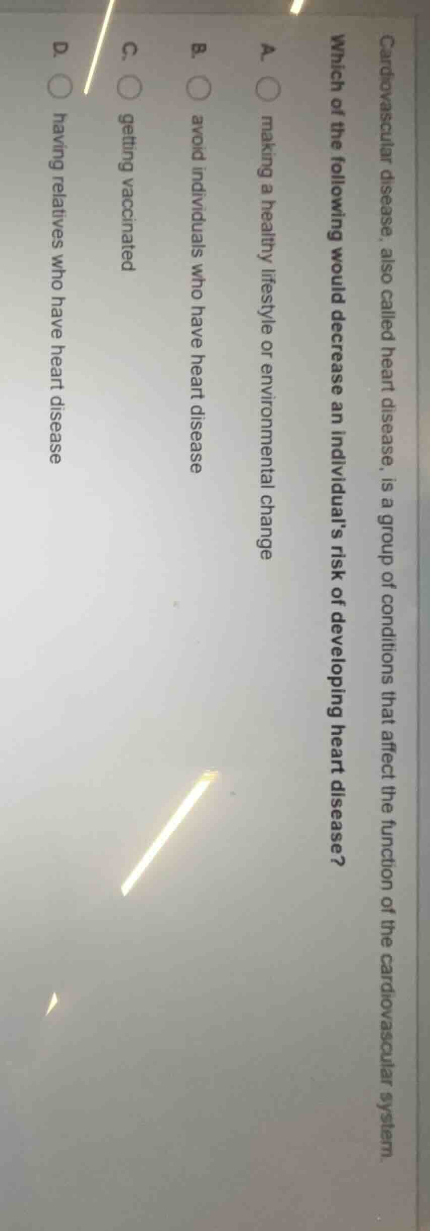 cardiovascular disease, also called heart disease, is a group of condit…