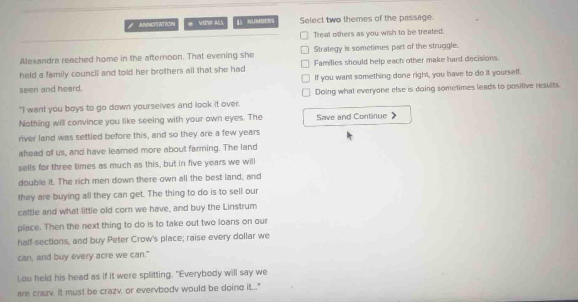 annotation view all numbers alexandra reached home in the afternoon. th…