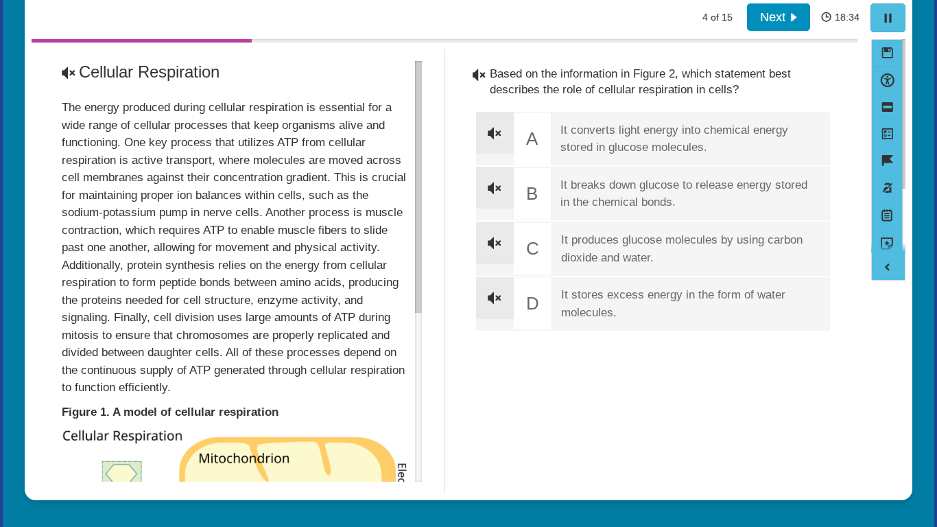 cellular respiration the energy produced during cellular respiration is…