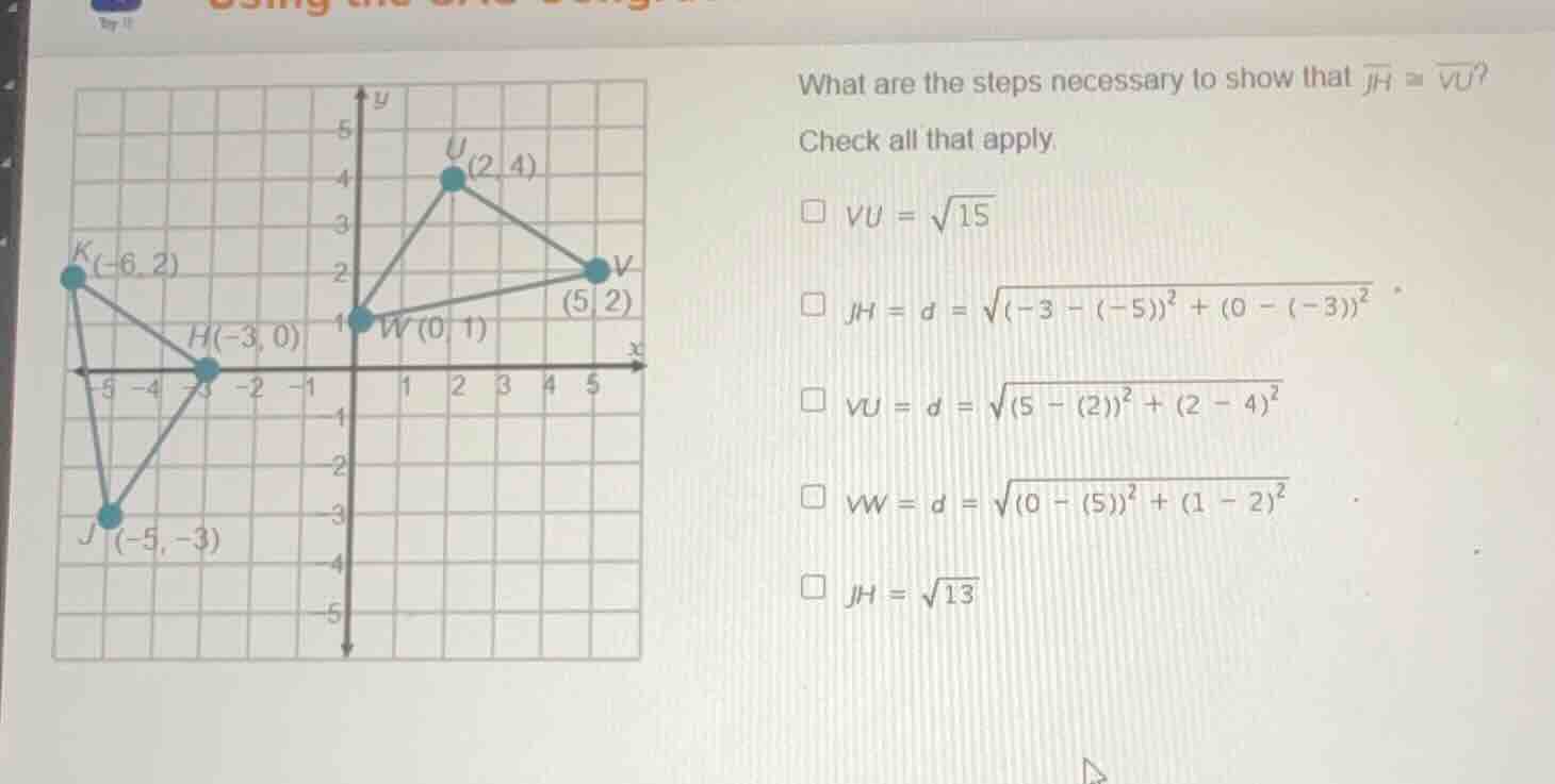 what are the steps necessary to show that \\(\\overline{jh} \\cong \\ov…