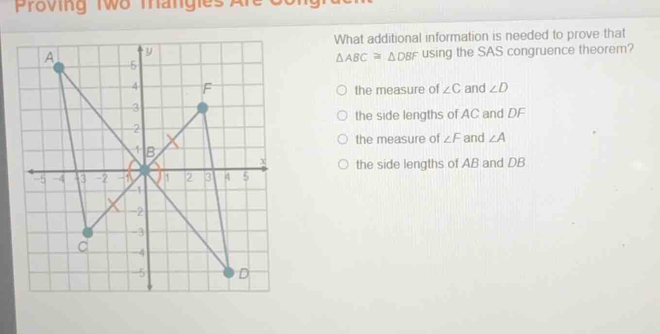 what additional information is needed to prove that \\(\\delta abc \\co…