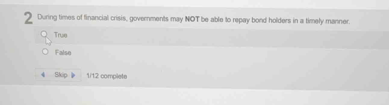 2 during times of financial crisis, governments may not be able to repa…